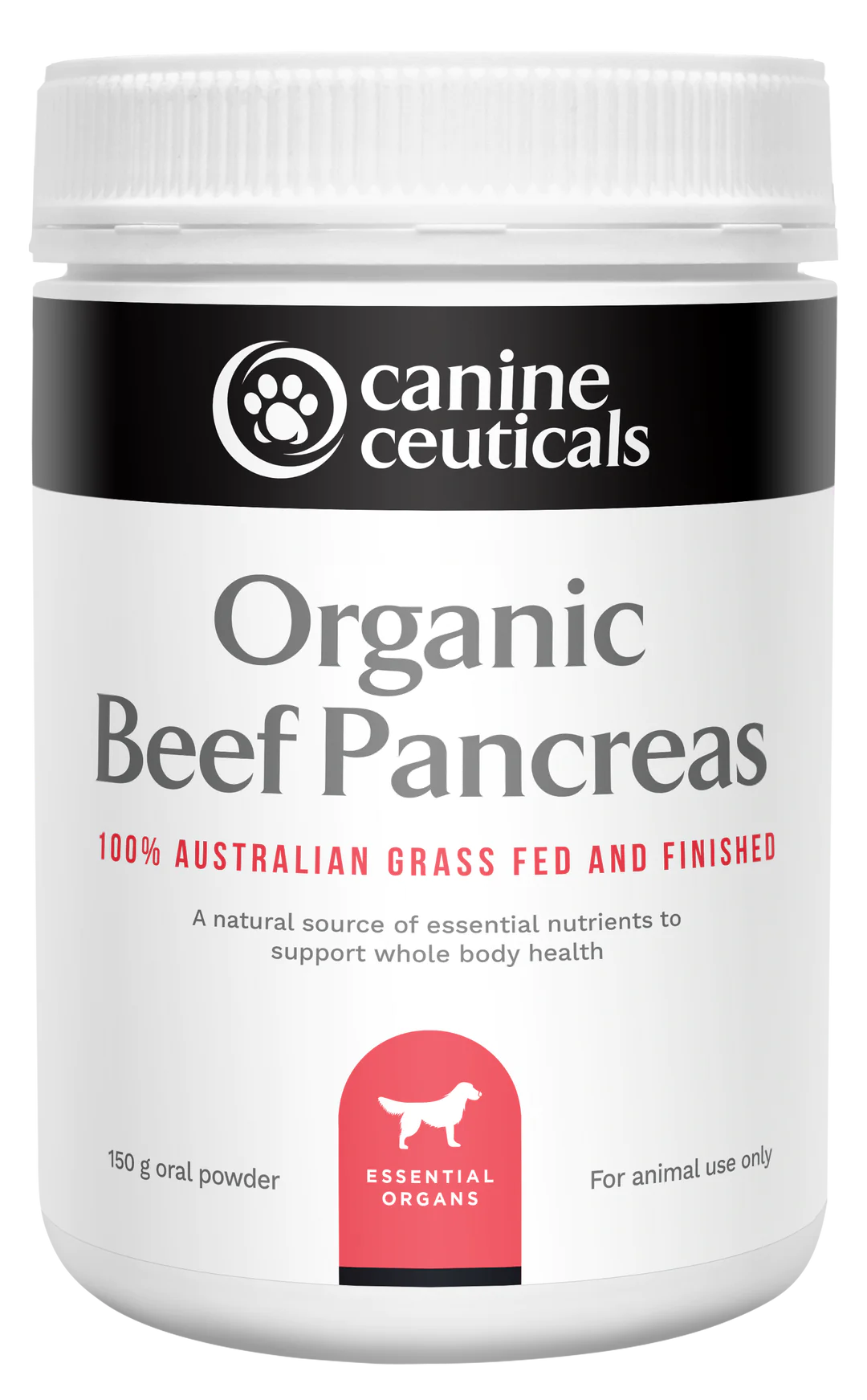 Canine Ceuticals- Organic Beef Pancreas