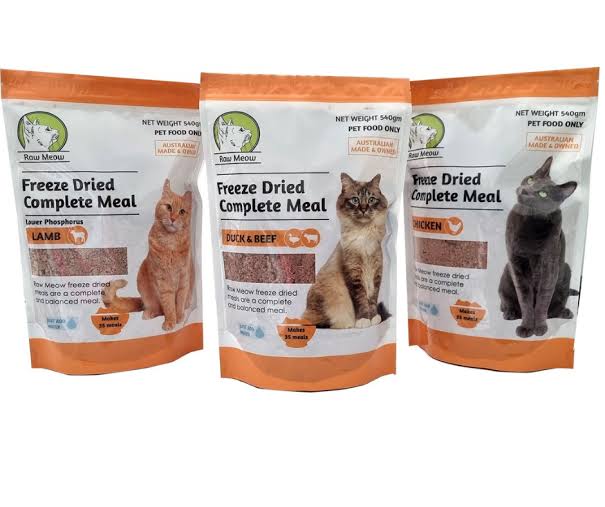 Raw Meow- Complete and Balanced Freeze Dried Meals