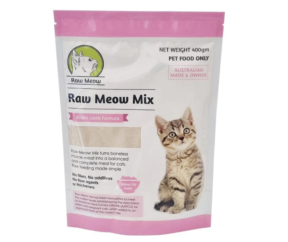 Raw Meow Mix Kitten- Lamb