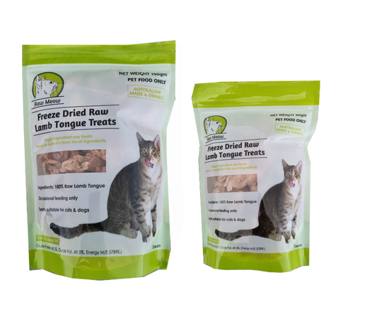 Raw Meow- Freeze Dried Lamb Tongue