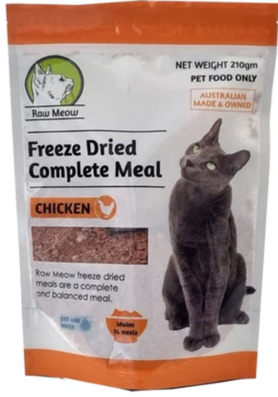 Raw Meow- Complete and Balanced Freeze Dried Meals