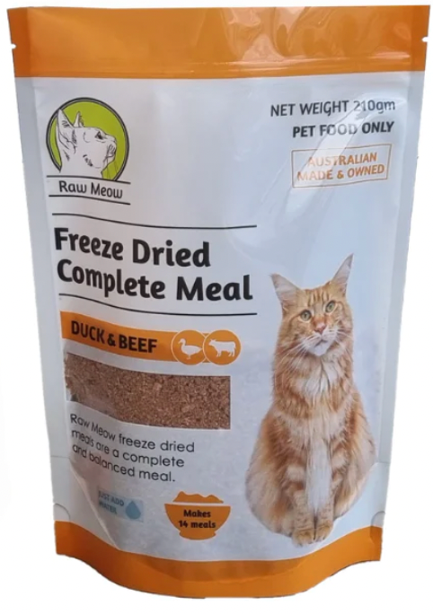 Raw Meow- Complete and Balanced Freeze Dried Meals