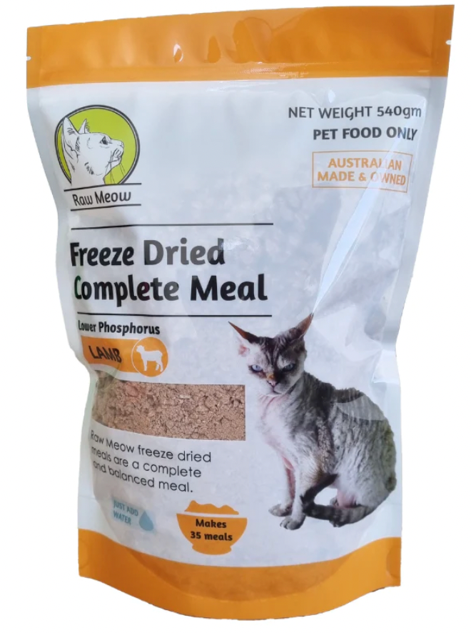 Raw Meow- Complete and Balanced Freeze Dried Meals