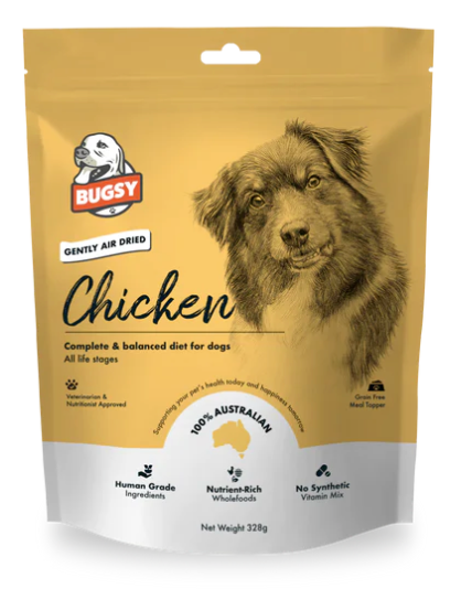 Bugsy- Air Dried Premium Food For Dogs